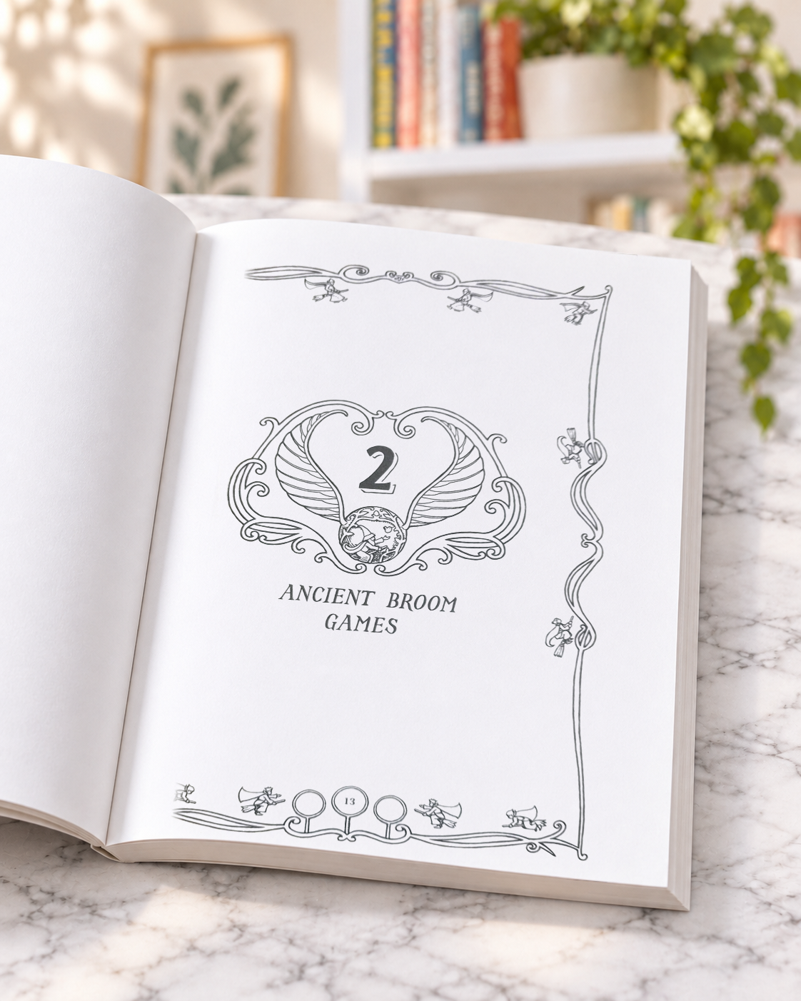 Quidditch Through the Ages, inside page 13, chapter 2 Ancient Broom Games