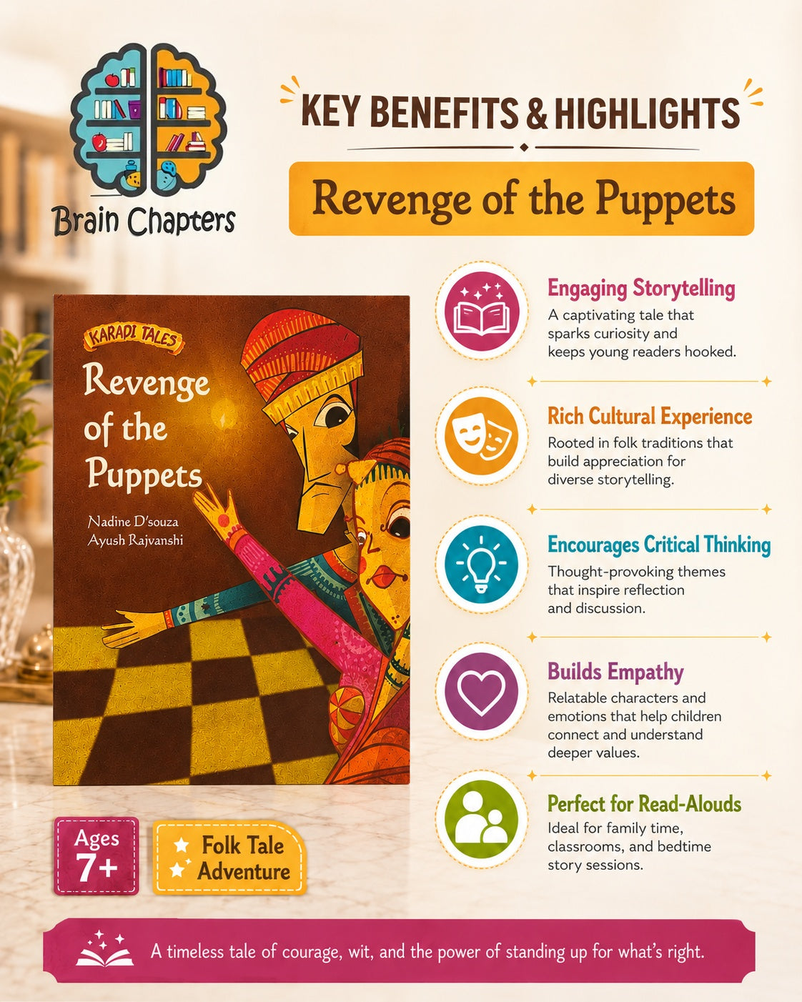 Key benefits and highlights of Revenge of the Puppets