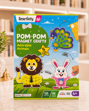 Pom Pom Magnet Crafts: Adorable Animals – box front