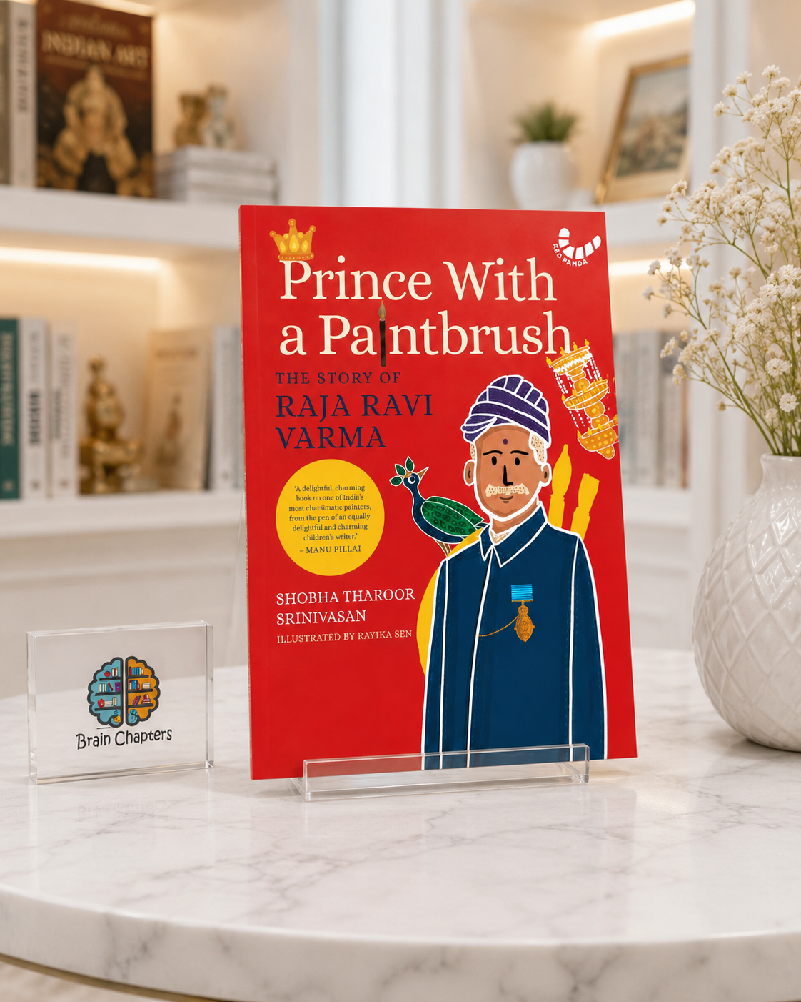 Prince with a Paintbrush: The Story of Raja Ravi Varma – front cover
