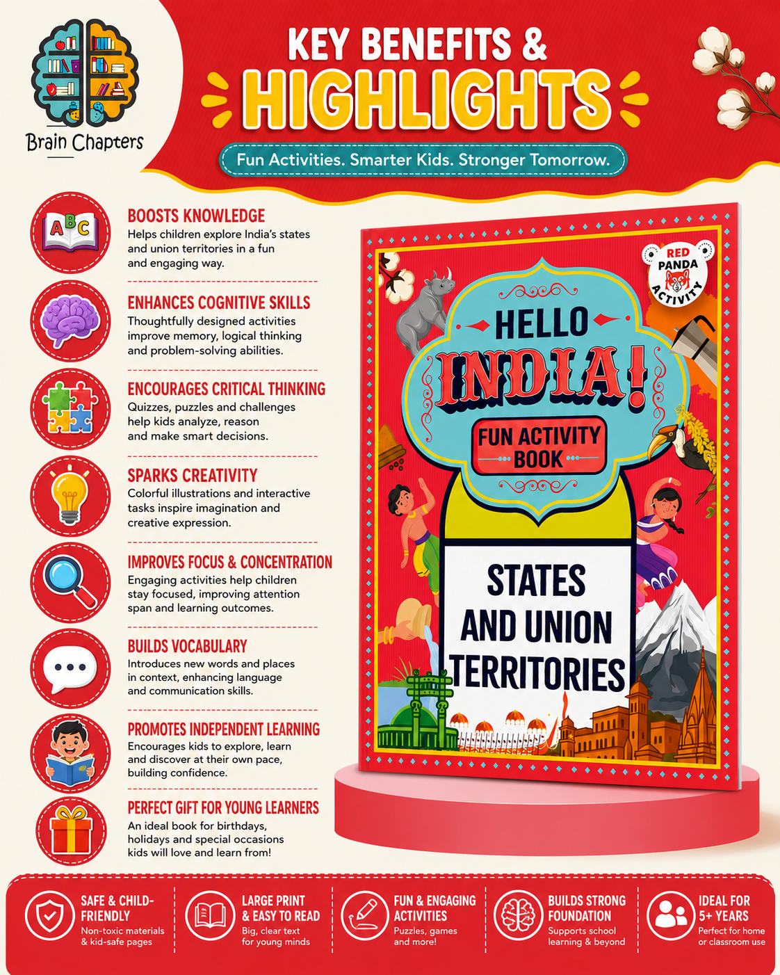 Hello India! Fun India Activity Book: States and Union Territories – key benefits and highlights