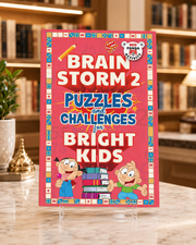 Brain Storm 2: Puzzles and Challenges for Bright Kids – front cover