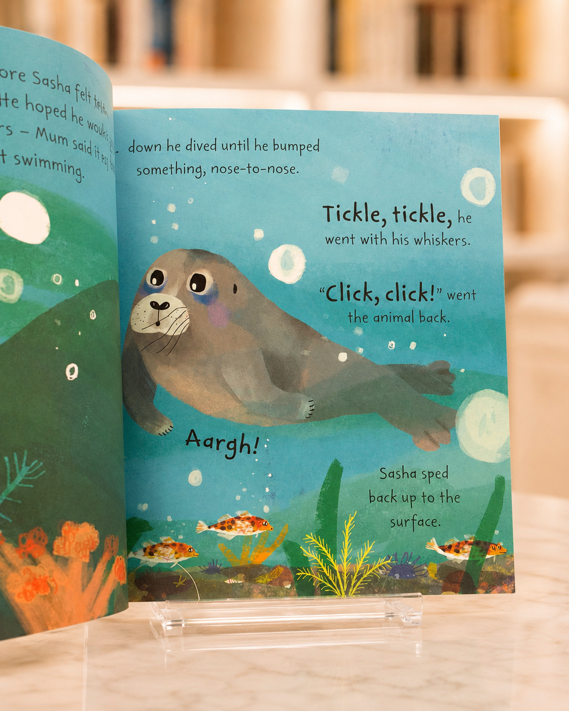 Sea Stories: Sasha the Seal – inside pages