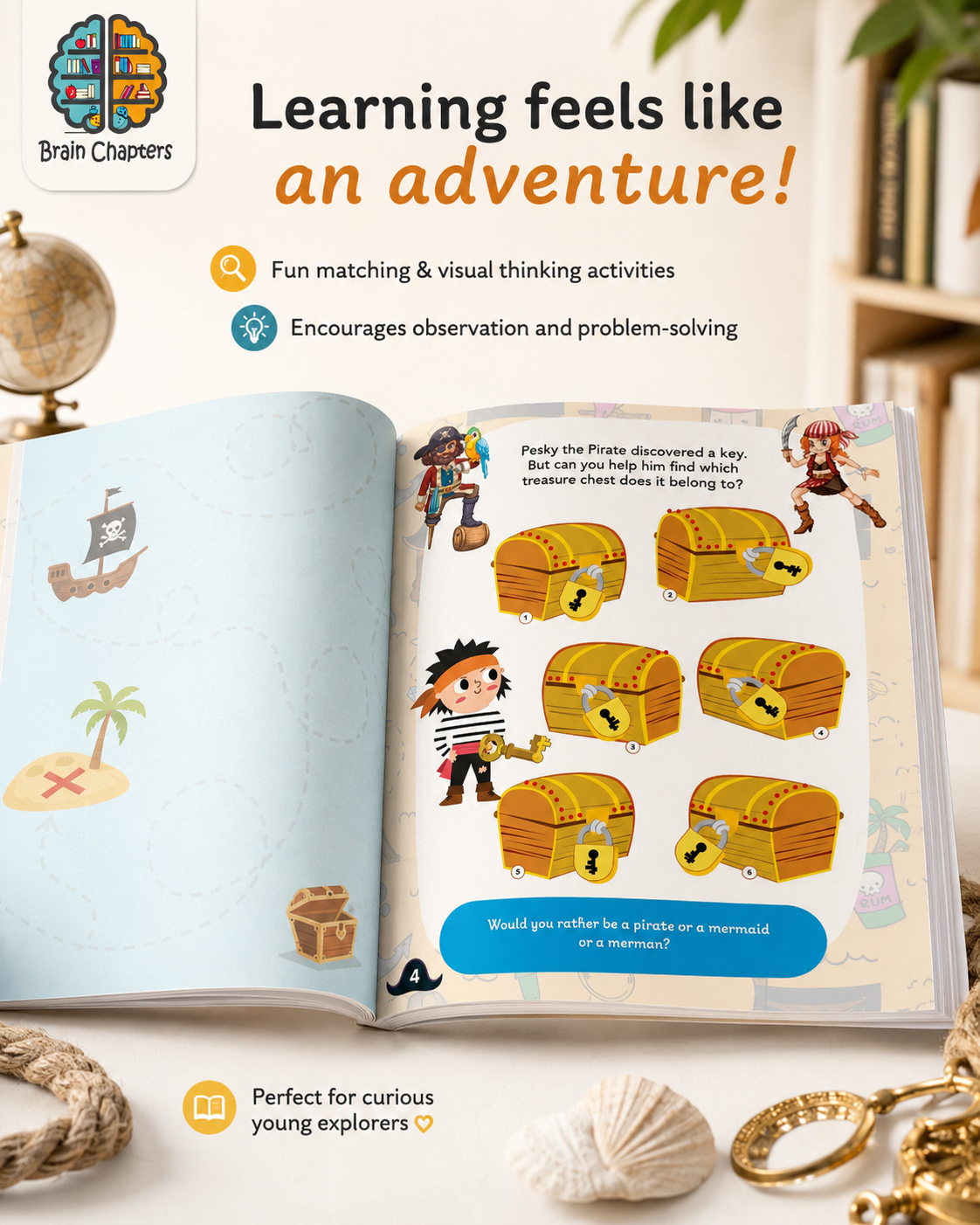 Pirates & Mermaids: Best Friends Forever Activity Book – product photo