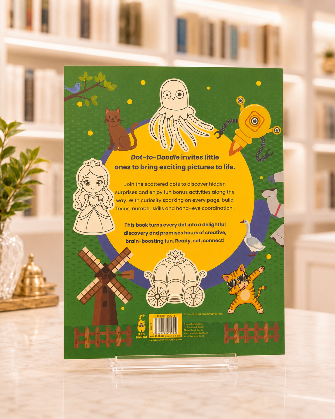 Dot to Doodle: A Connect, Create and Discover Adventure – back cover