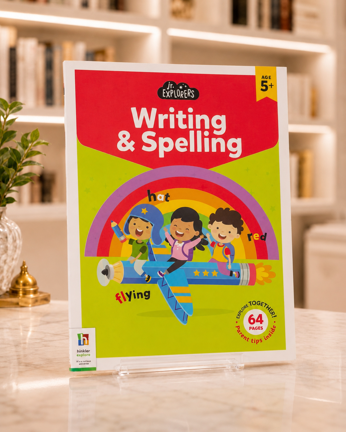 Junior Explorers: Writing & Spelling – front cover