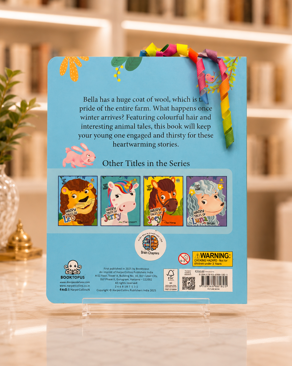 Hairy Tales of Bella the Sheep – back cover