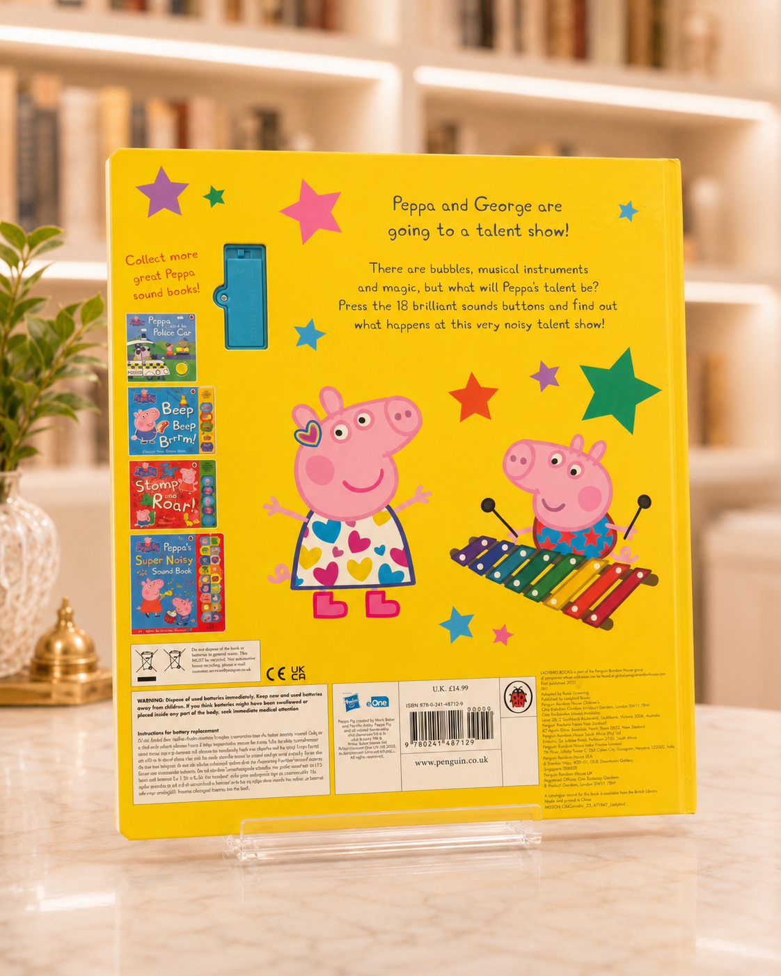Peppa Pig: Peppa's Talent Show – back cover
