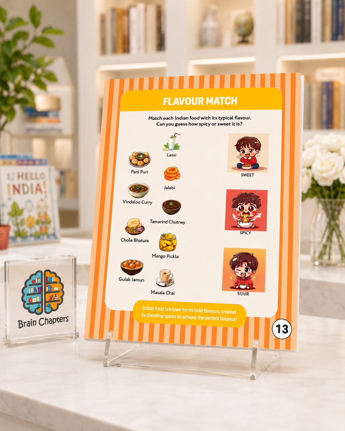 Hello, India! A Fun India Activity Book: Food and Culture – inside pages