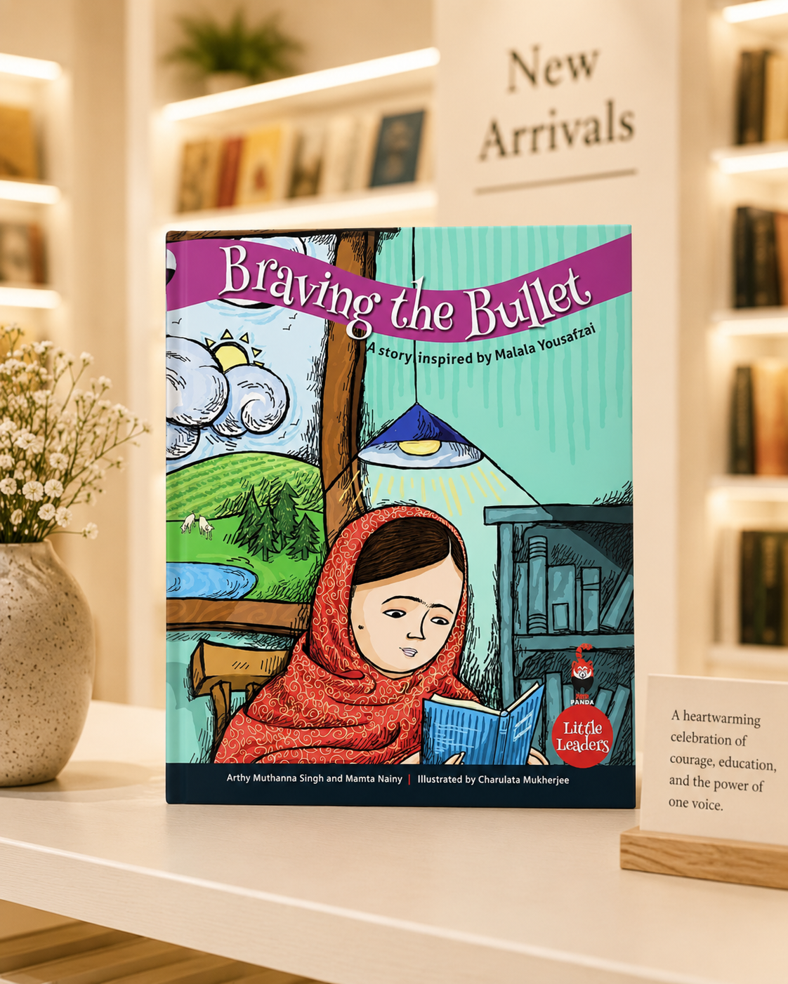 Braving the Bullet: A Story Inspired by Malala Yousafzai – front cover