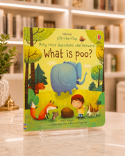 Lift-the-Flap Very First Questions and Answers: What is Poo? – front cover