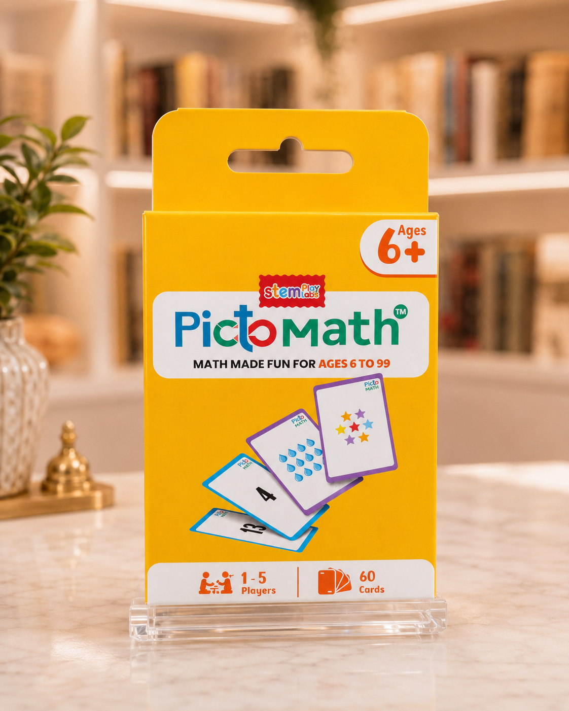 PictoMath 6+: Maths Card Game – box front