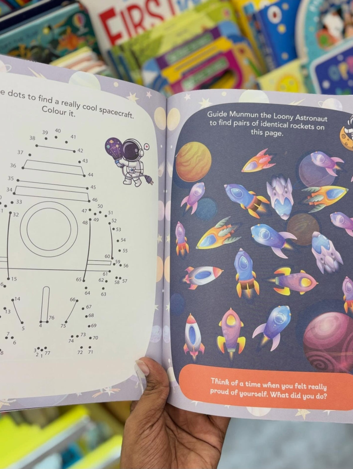 Space: Best Friends Forever Activity Book – inside pages