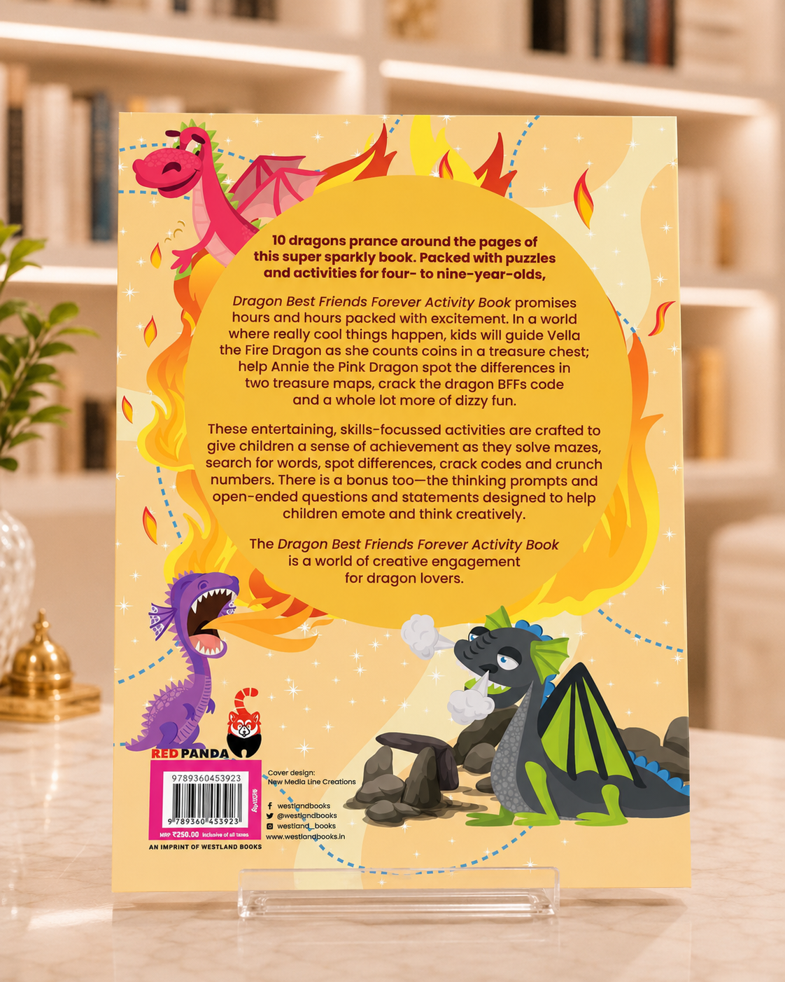 Dragon: Best Friends Forever Activity Book – back cover
