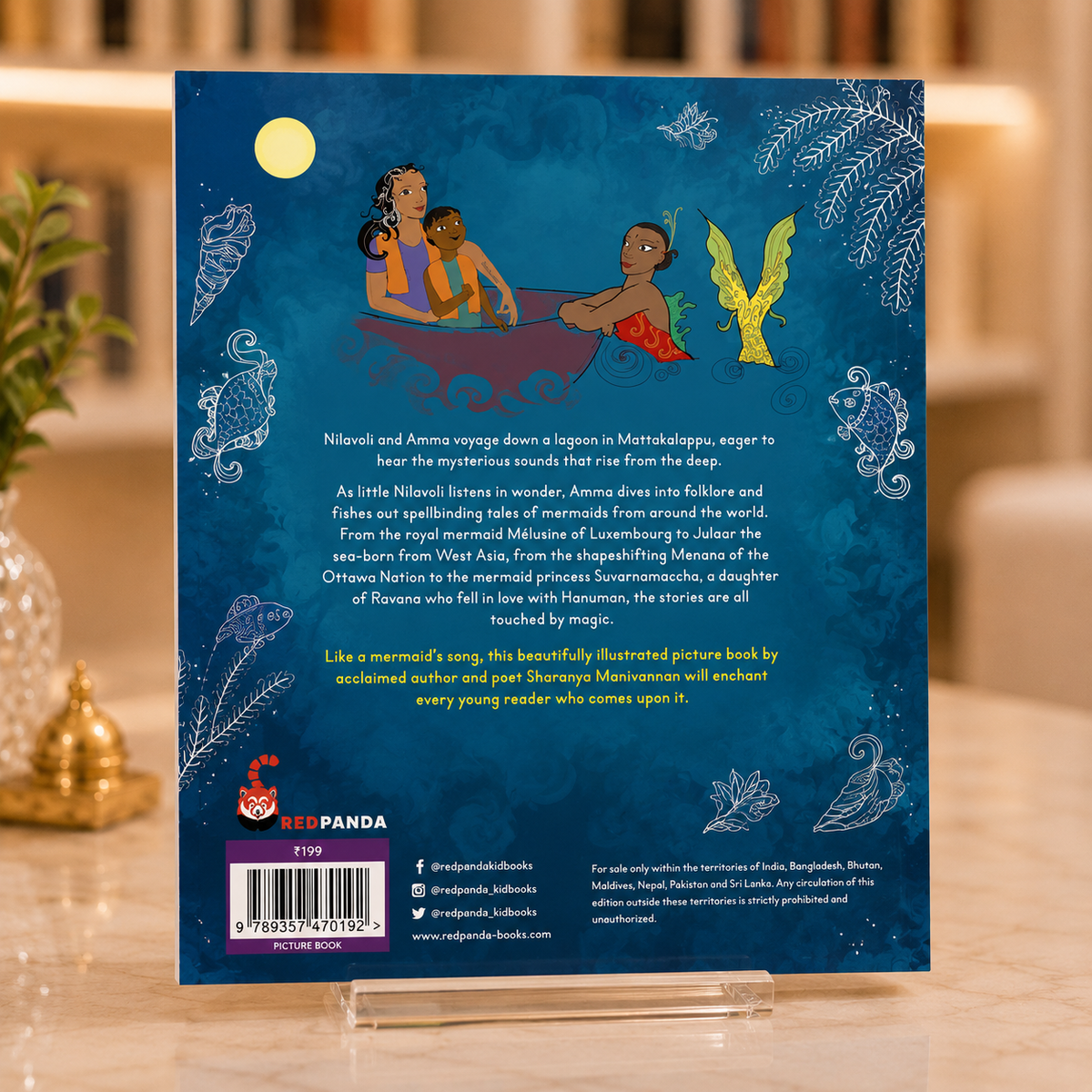Mermaids in the Moonlight – back cover