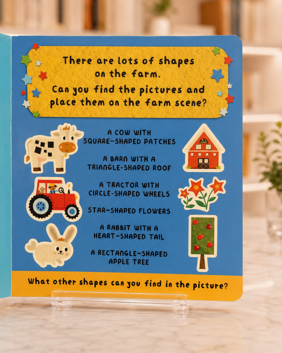 Felt Play & Learn: Farm – inside pages