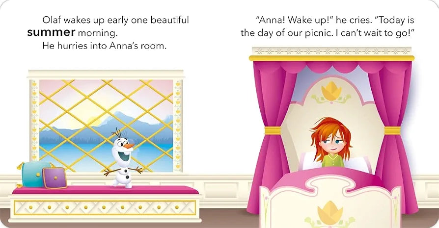 Disney My First Stories: Olaf Loves Picnics – inside pages