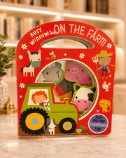Busy Windows: On the Farm – front cover