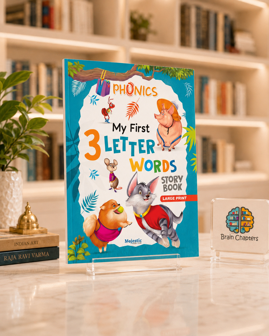 My First Phonics: 3-Letter Words Story Books for Kids – front cover