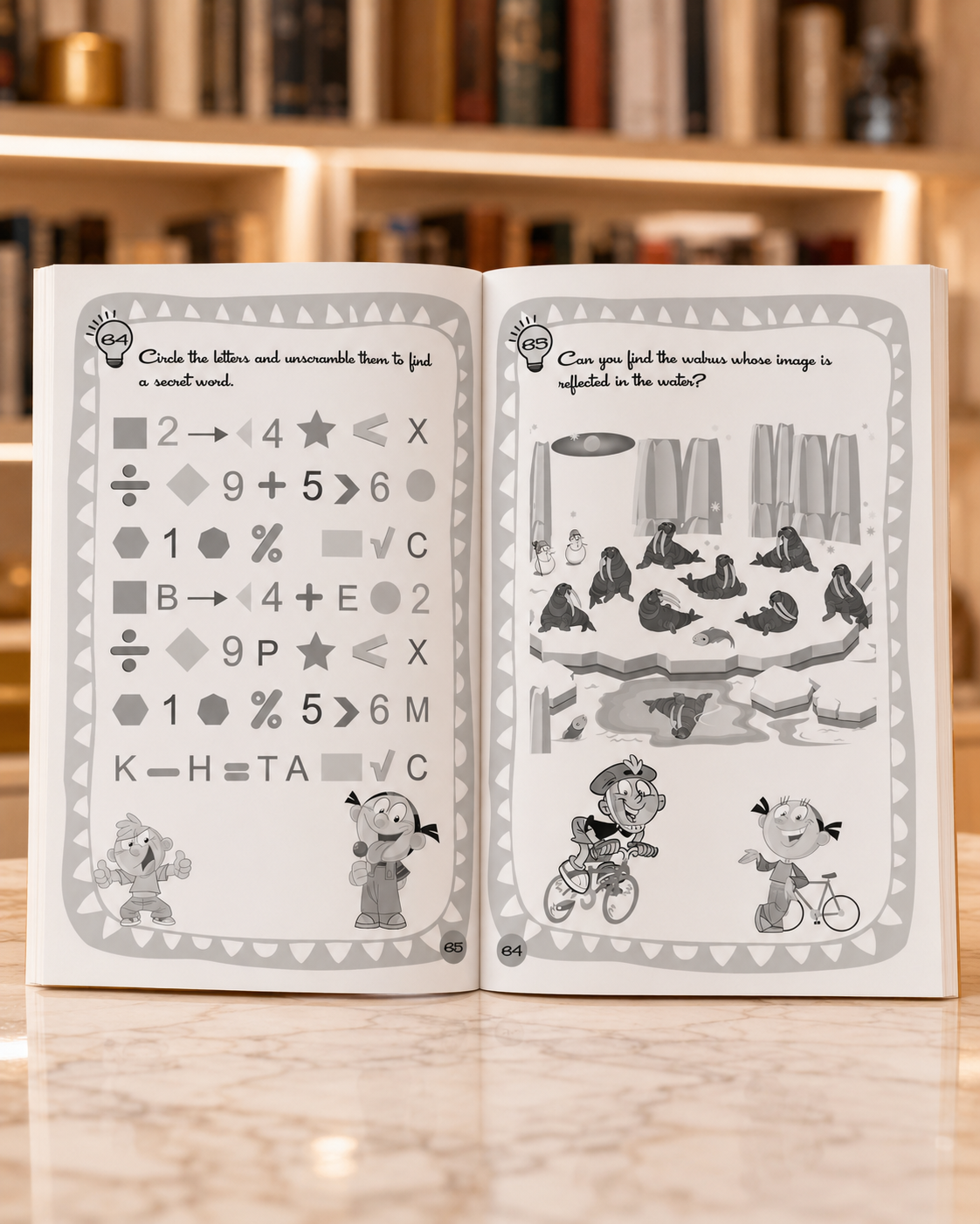 Brain Storm 2: Puzzles and Challenges for Bright Kids – inside pages