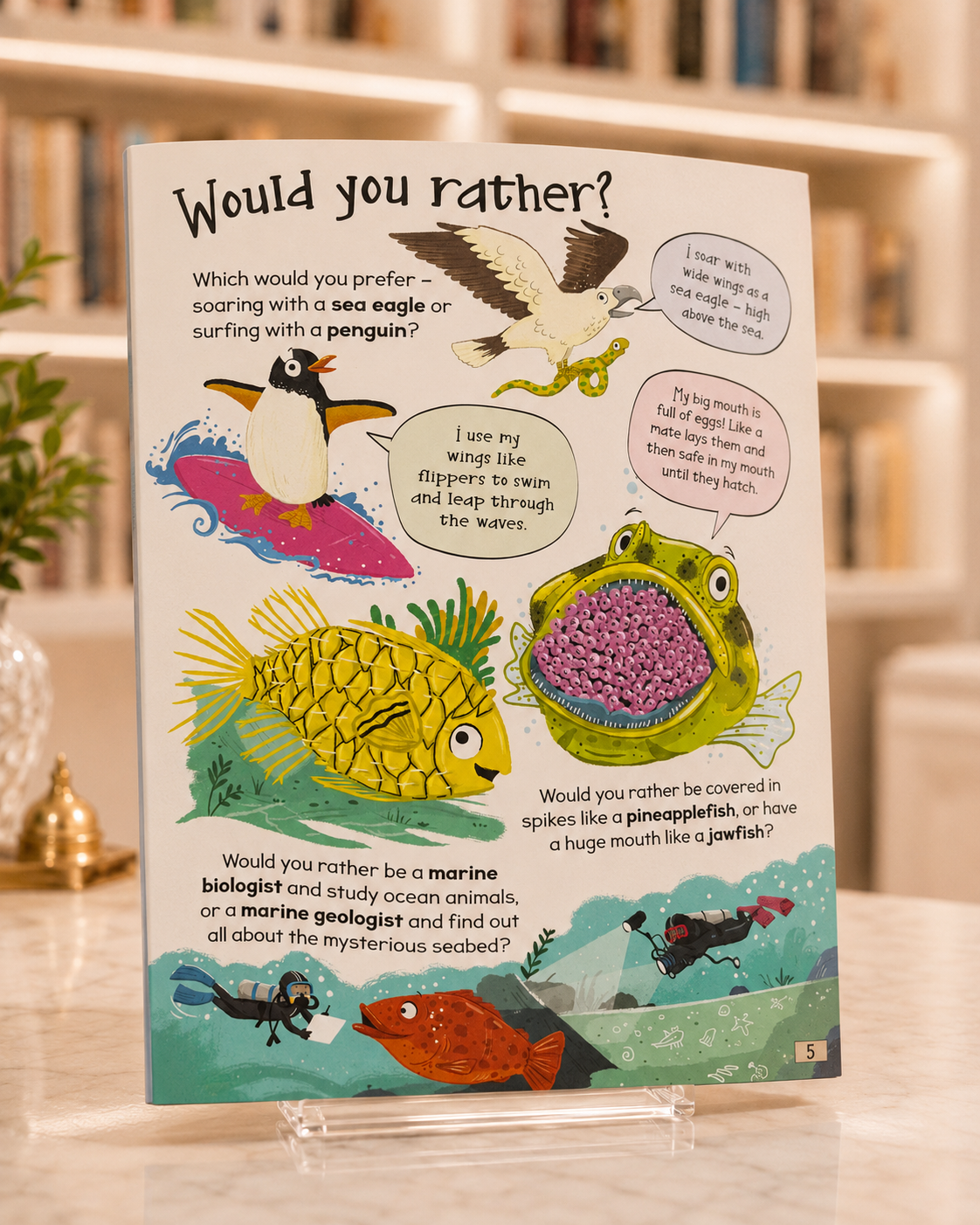 Curious Questions and Answers About... Our Oceans – inside pages