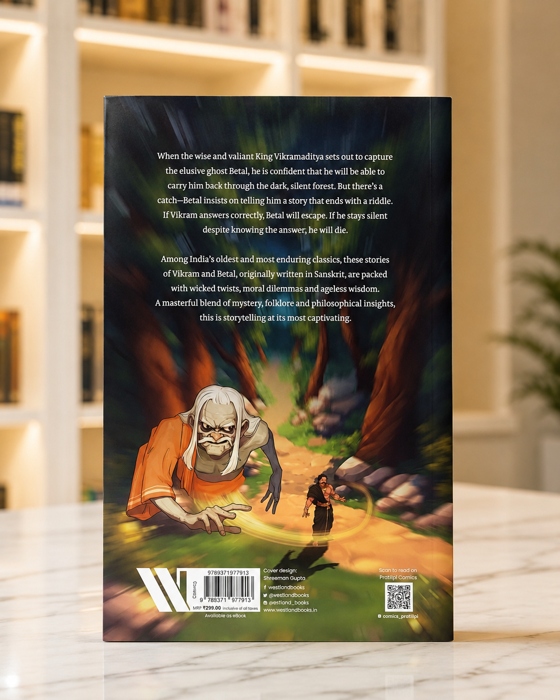 Vikram & Betal: Classic Indian Stories – back cover