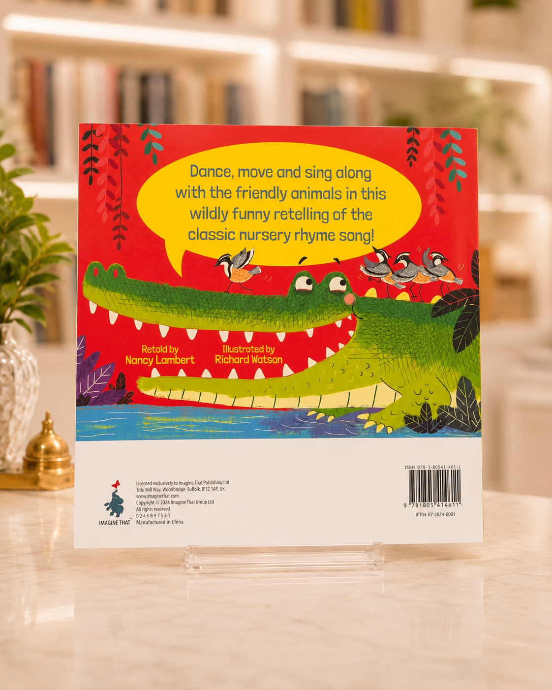 Heads, Shoulders, Knees and Toes – back cover