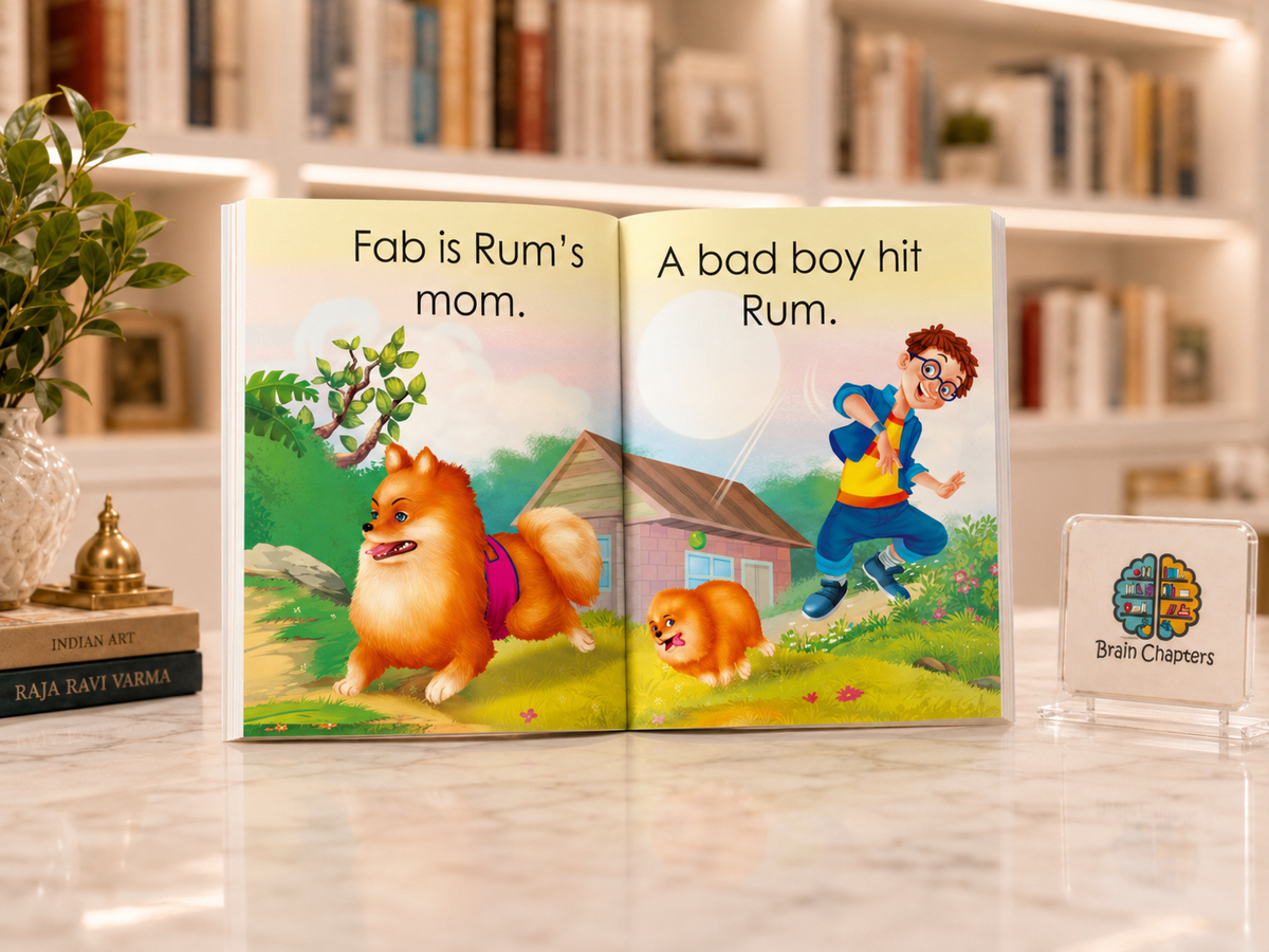 My First Phonics: 3-Letter Words Story Books for Kids – inside pages