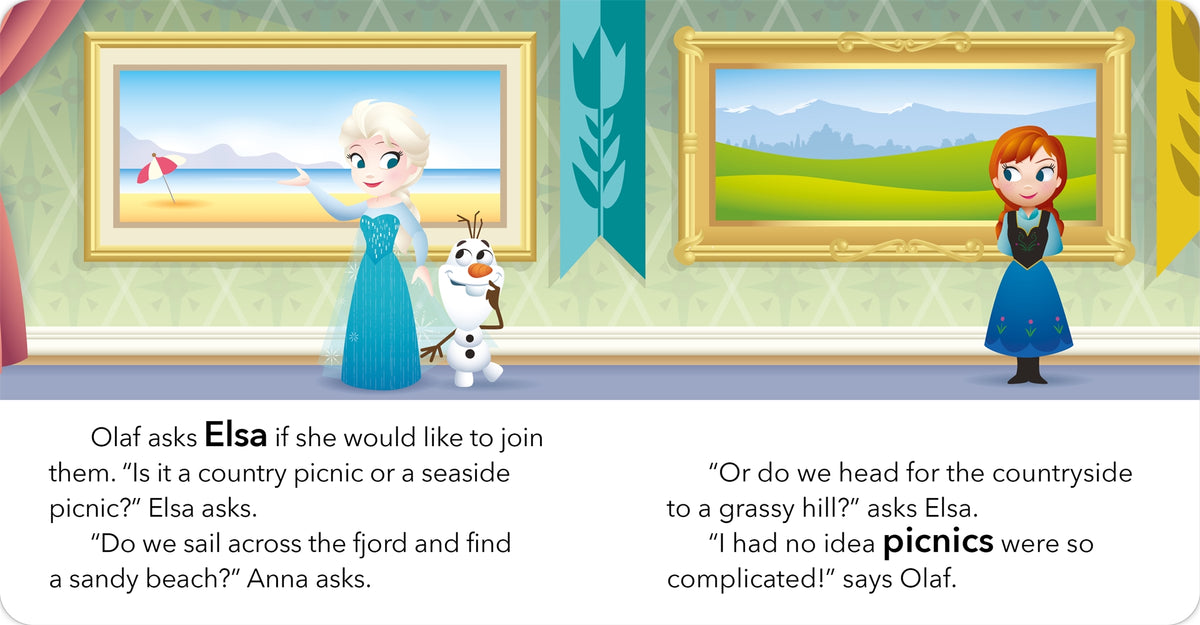 Disney My First Stories: Olaf Loves Picnics – inside pages