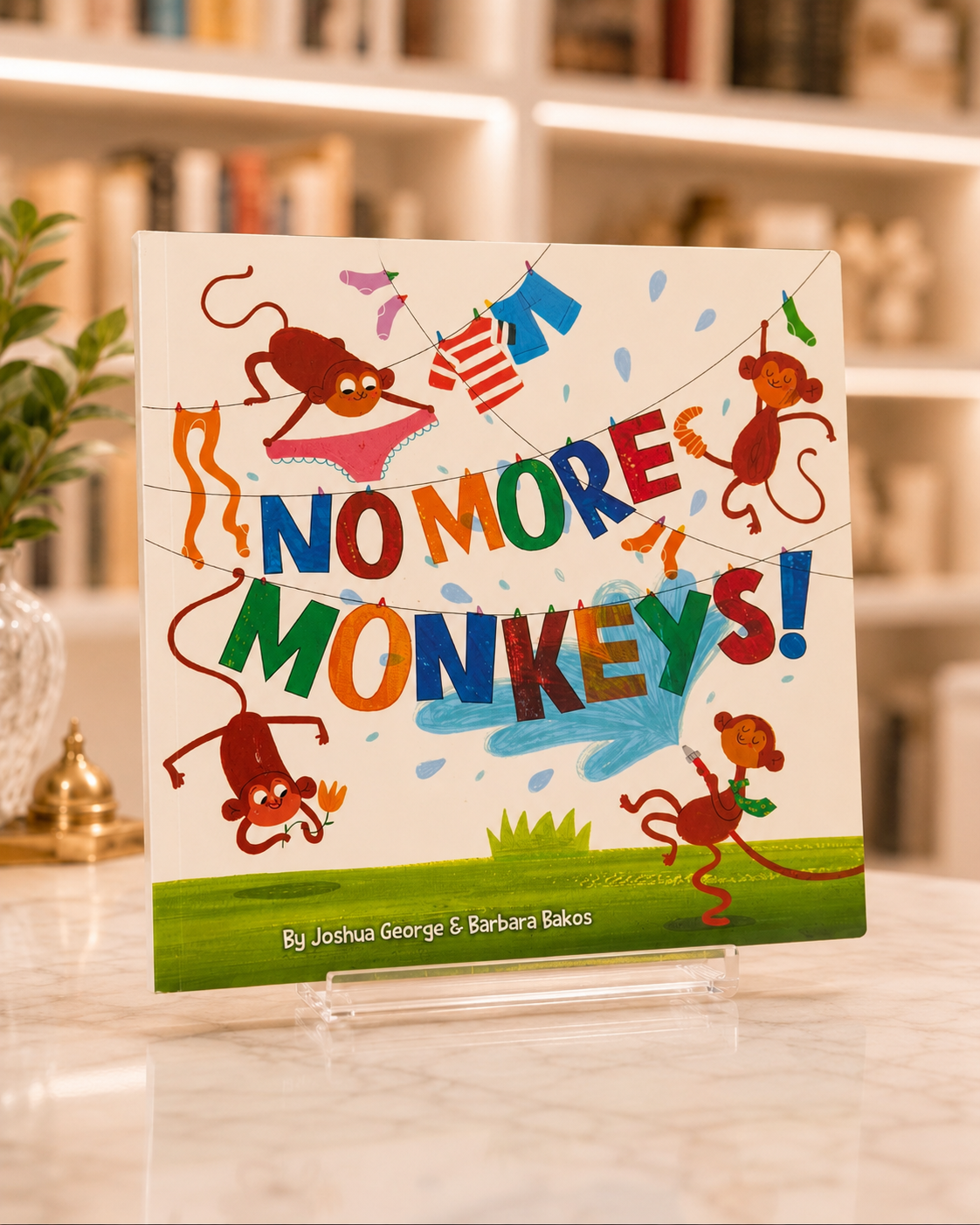 No More Monkeys! – front cover