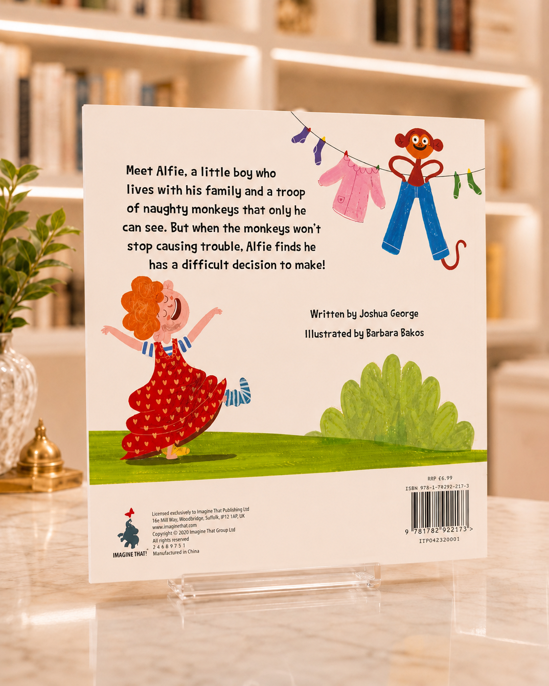 No More Monkeys! – back cover