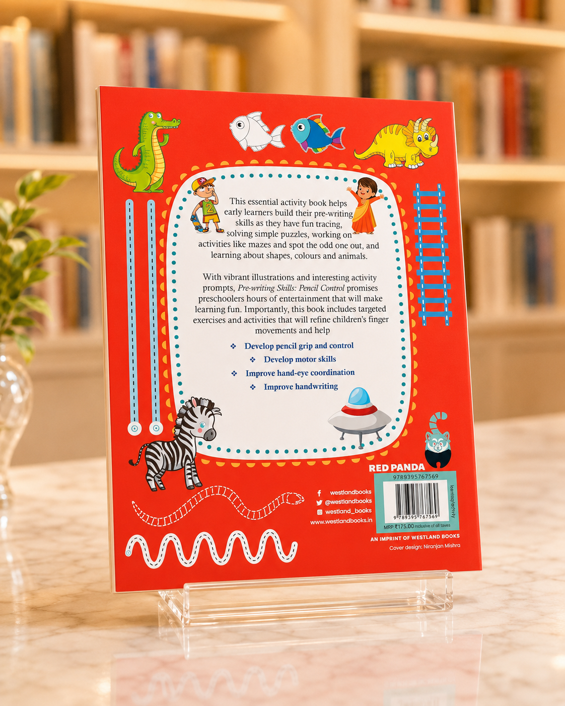 Pre-Writing Skills: Pencil Control – back cover