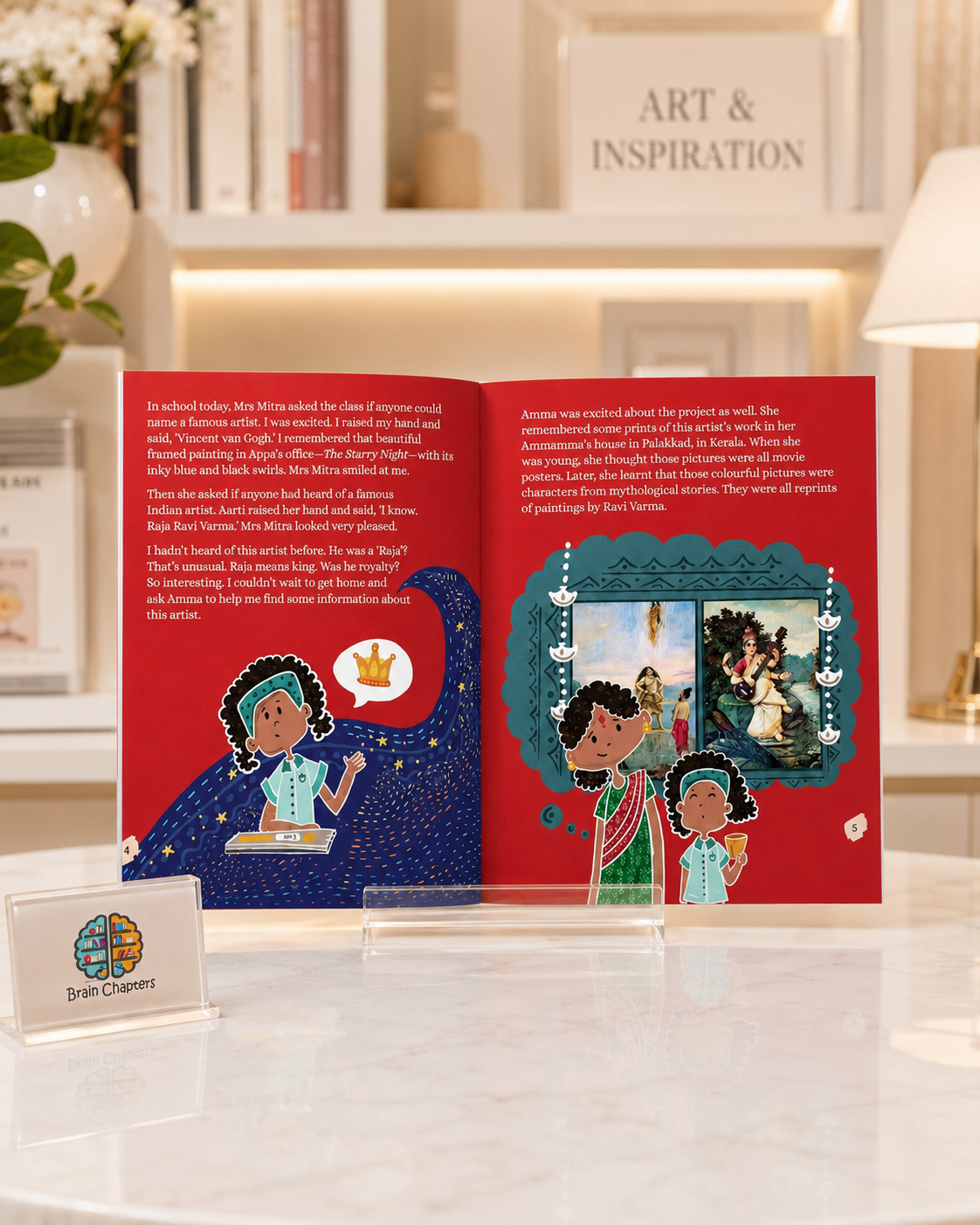 Prince with a Paintbrush: The Story of Raja Ravi Varma – inside pages
