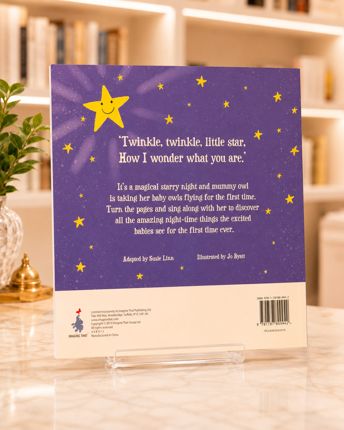 Sing Along with Me! Twinkle Twinkle Little Star – back cover