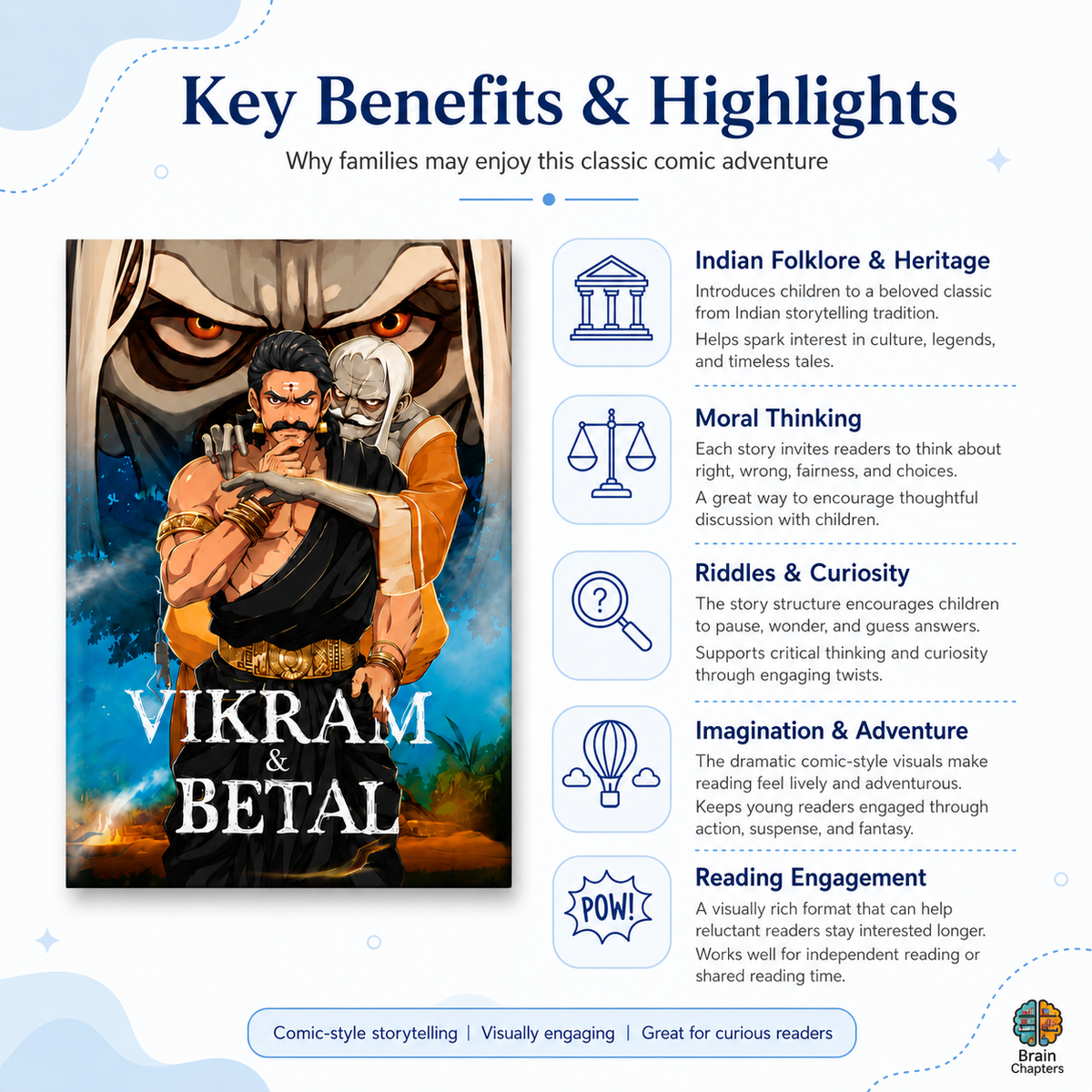 Vikram & Betal: Classic Indian Stories – key benefits and highlights