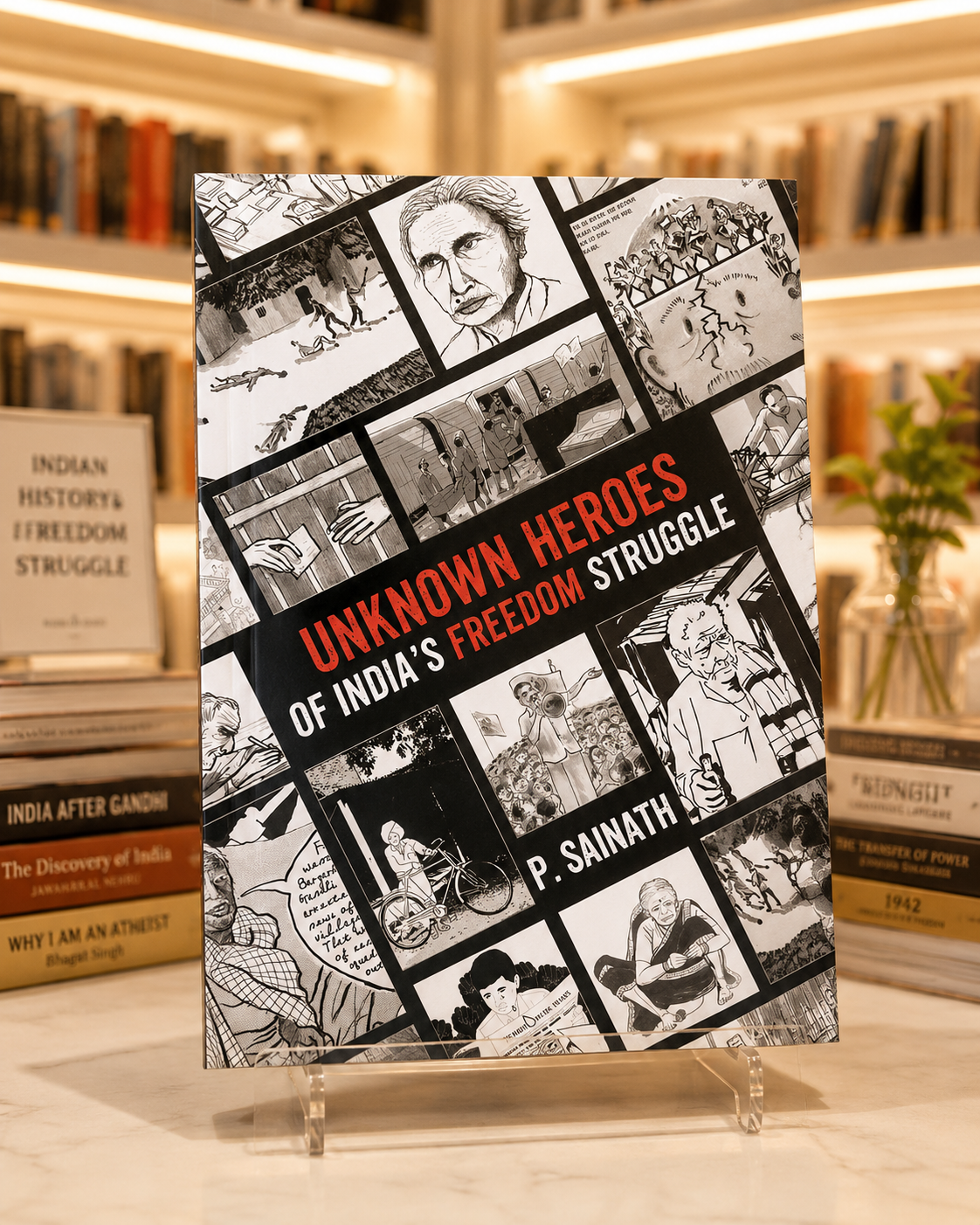 Unknown Heroes of India's Freedom Struggle – front cover