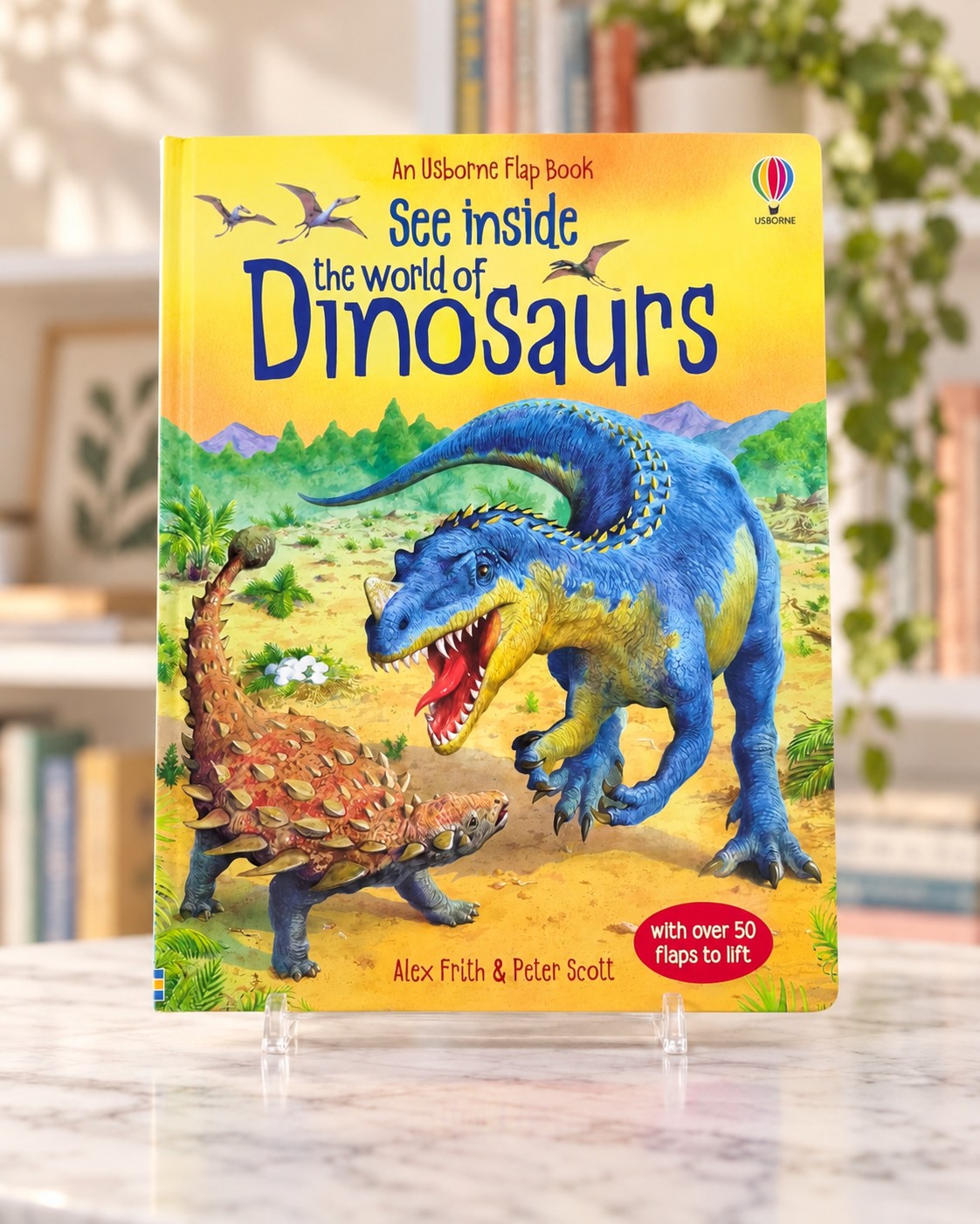See Inside the World of Dinosaurs - 50 Flaps, front cover
