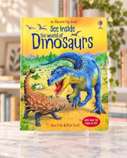 See Inside the World of Dinosaurs - 50 Flaps, front cover