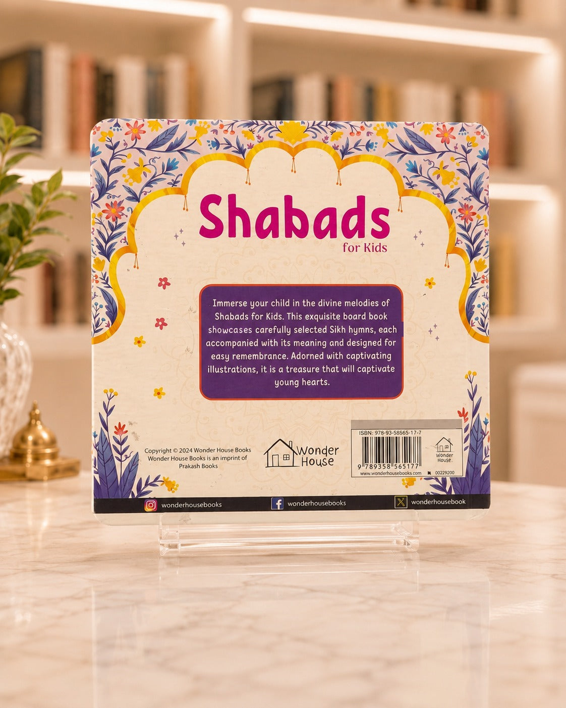 Shabads for Kids – back cover