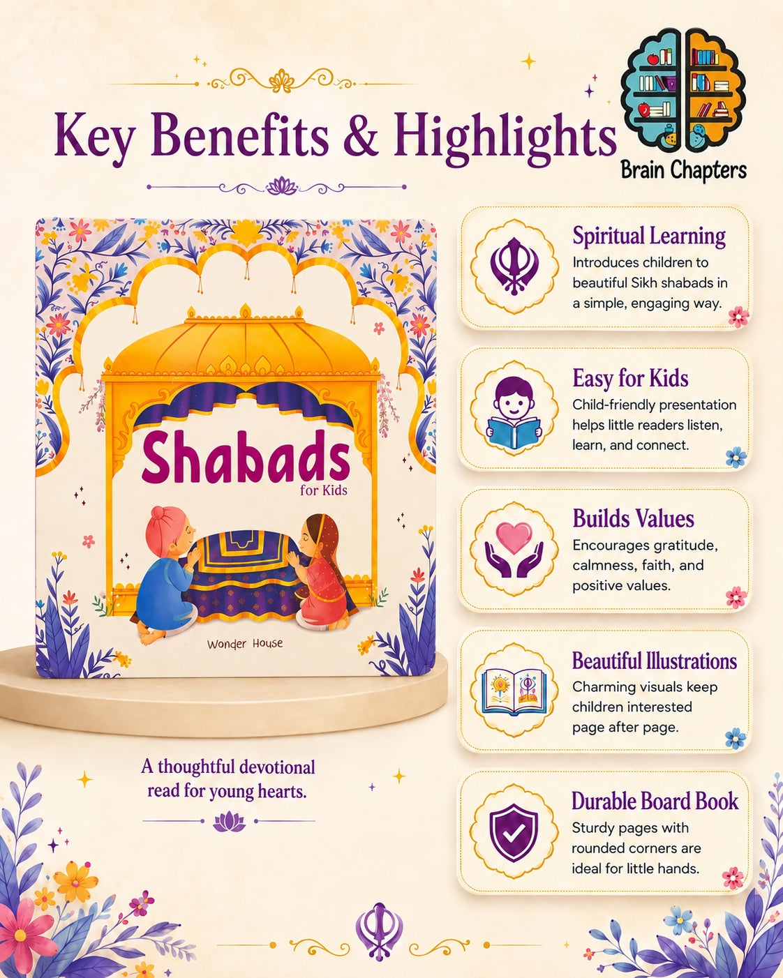 Key benefits and highlights of Shabads for Kids