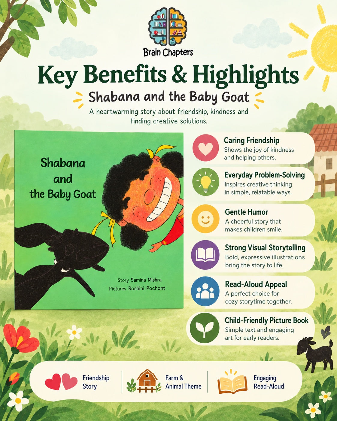 Key benefits and highlights of Shabana and the Baby Goat