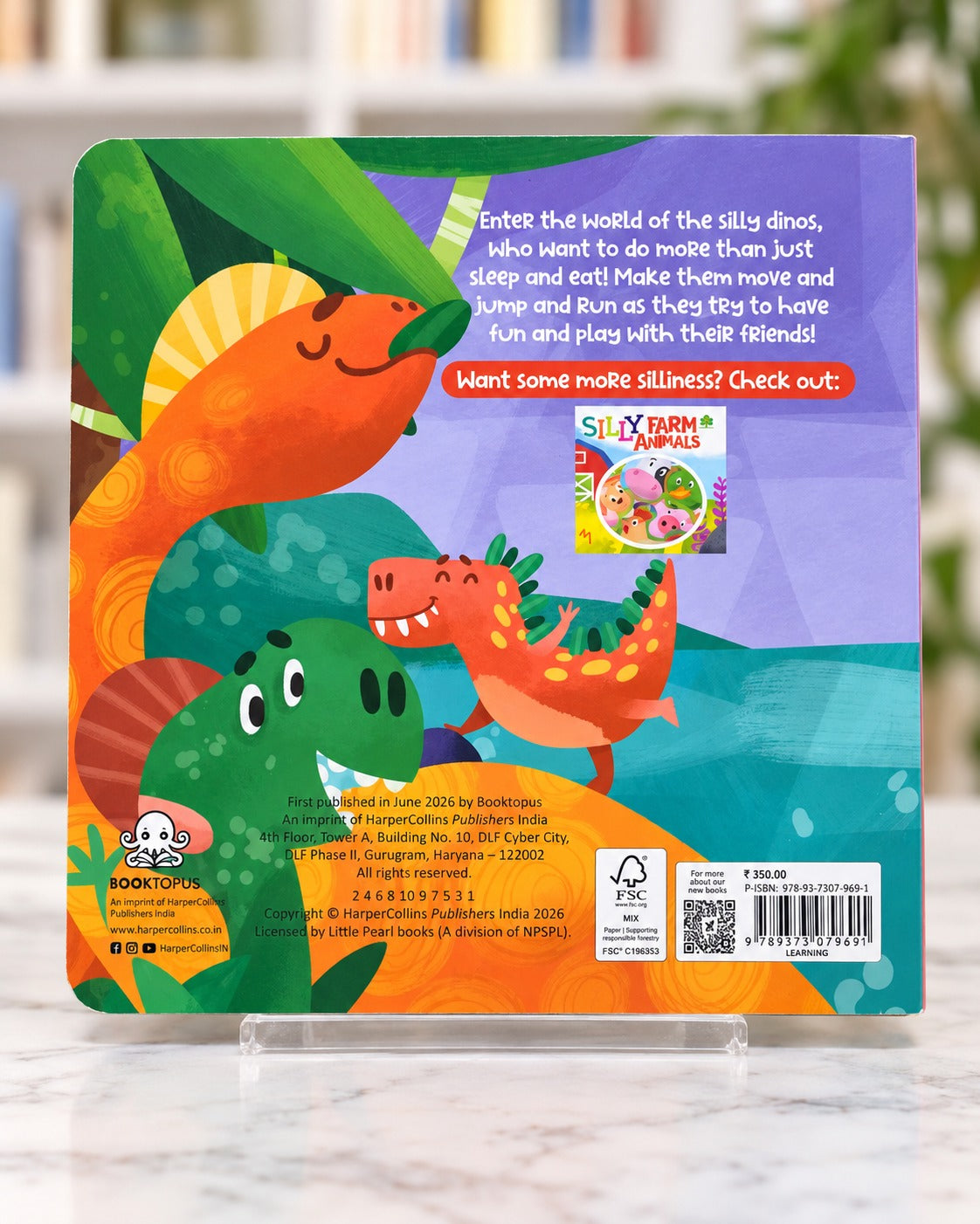 Silly Dinos, back cover