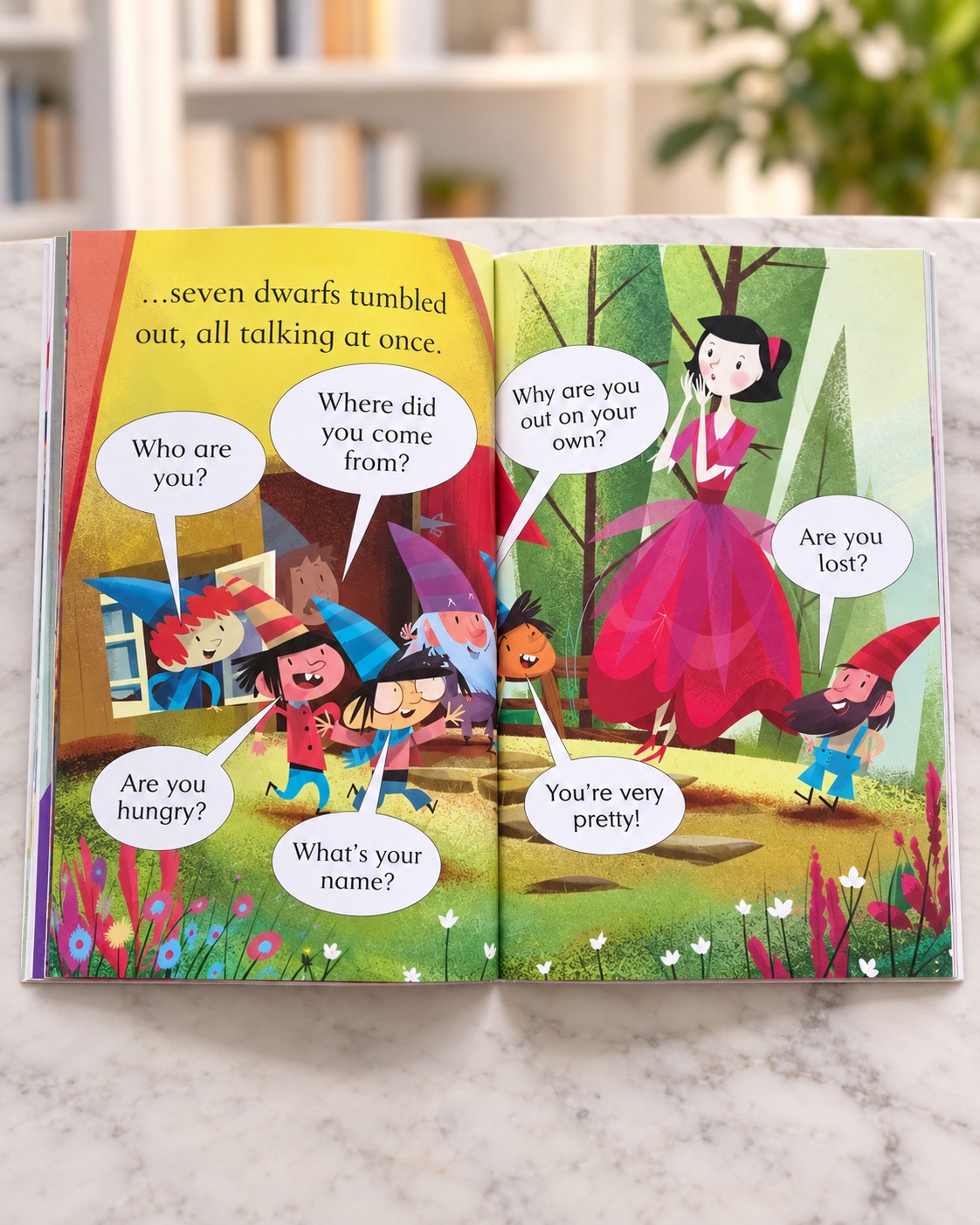 Snow White and the Seven Dwarfs, inside pages 2