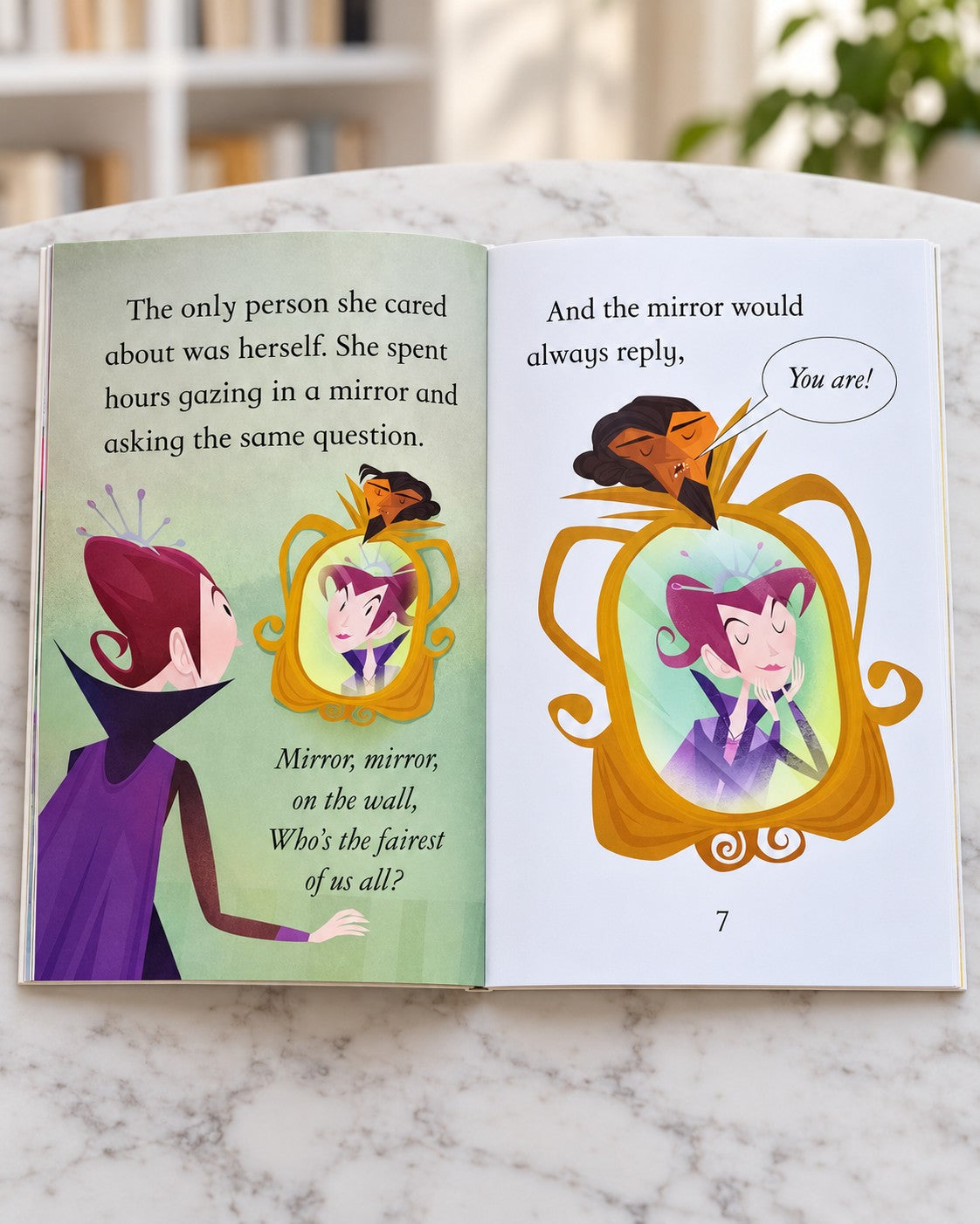 Snow White and the Seven Dwarfs, inside pages 1