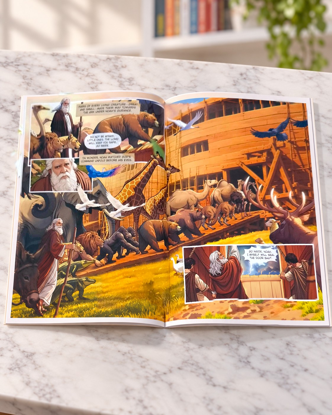 Stories from the Bible, inside pages