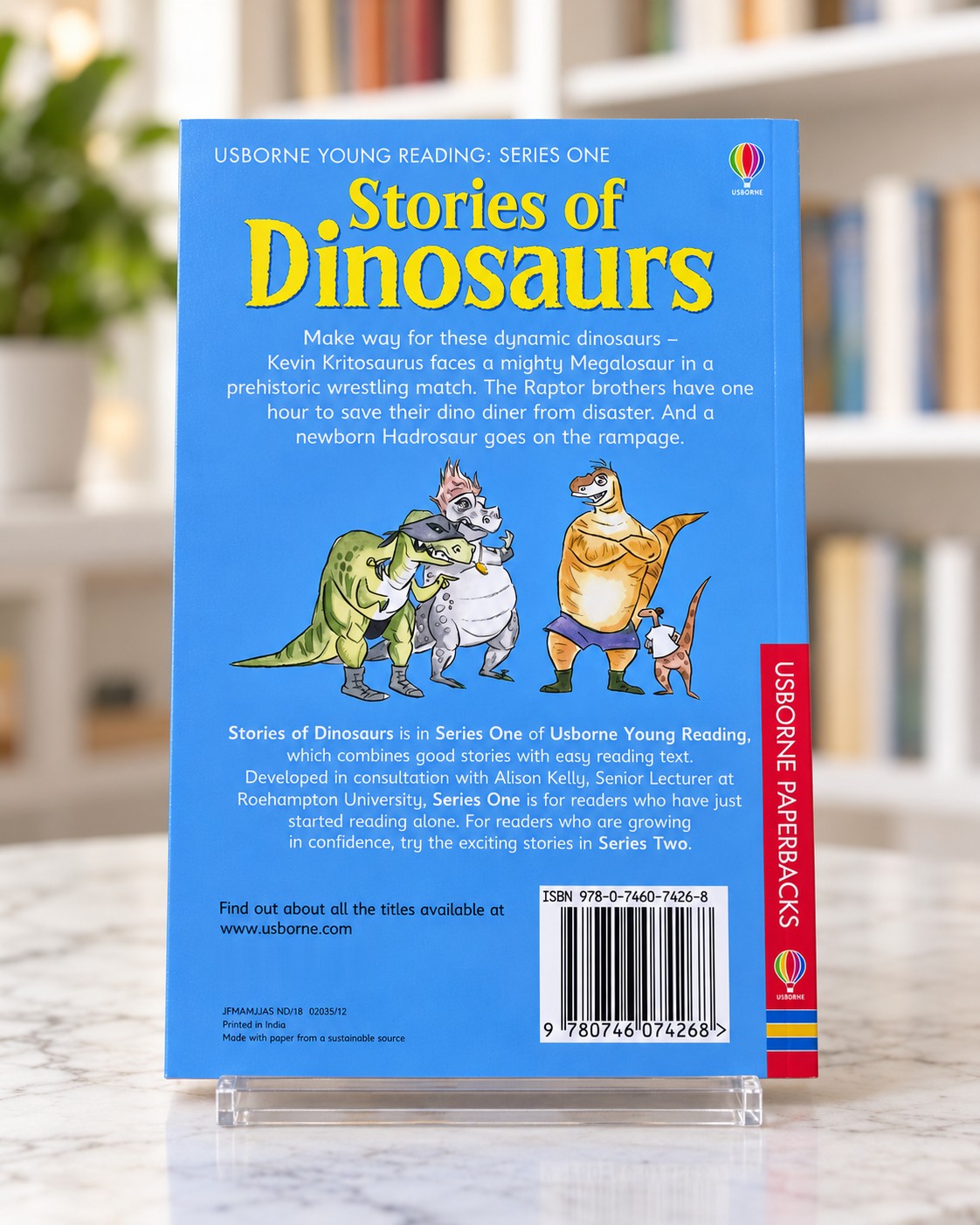 Stories of Dinosaurs, back cover
