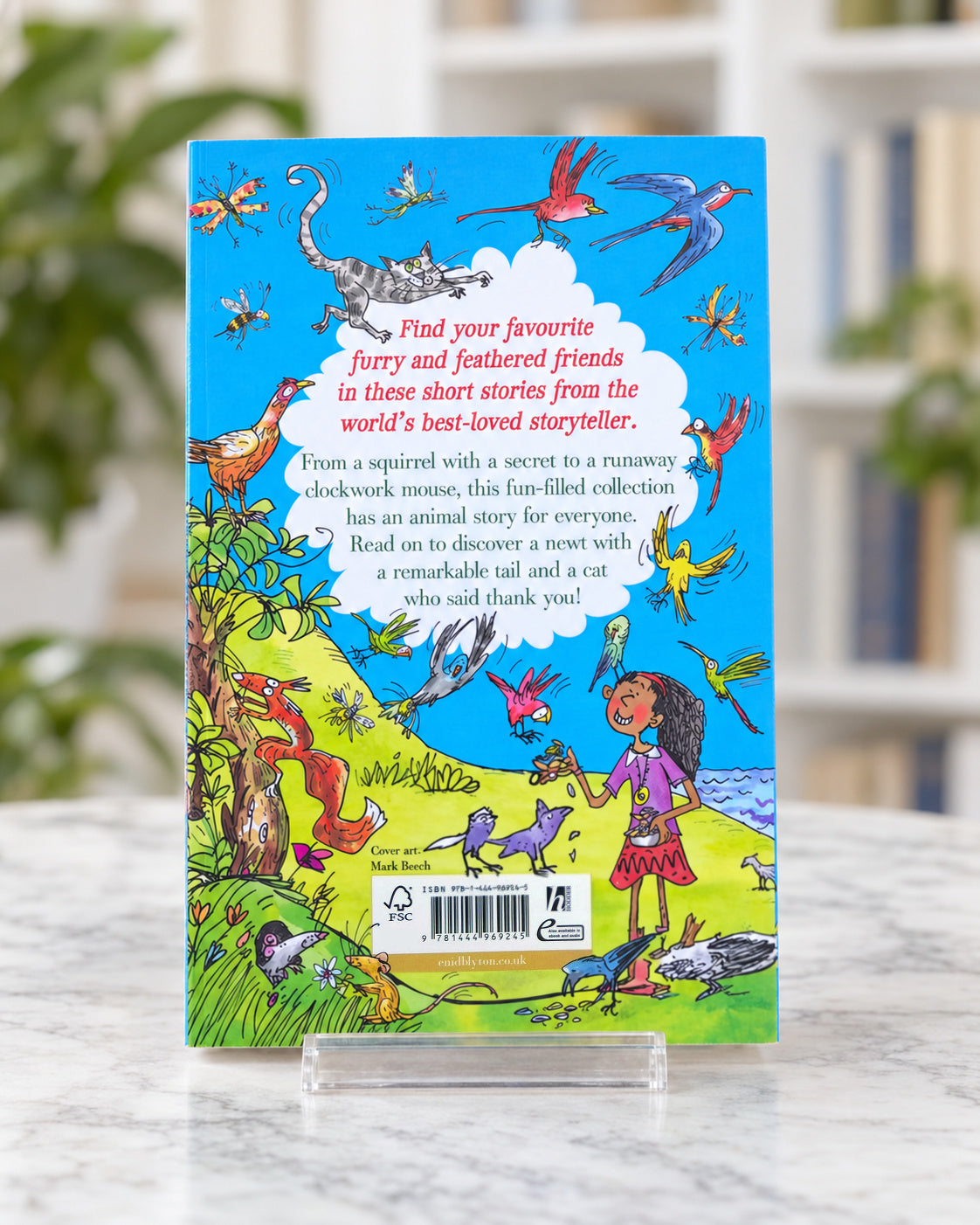 Stories of Tails and Whiskers, back cover with the story blurb
