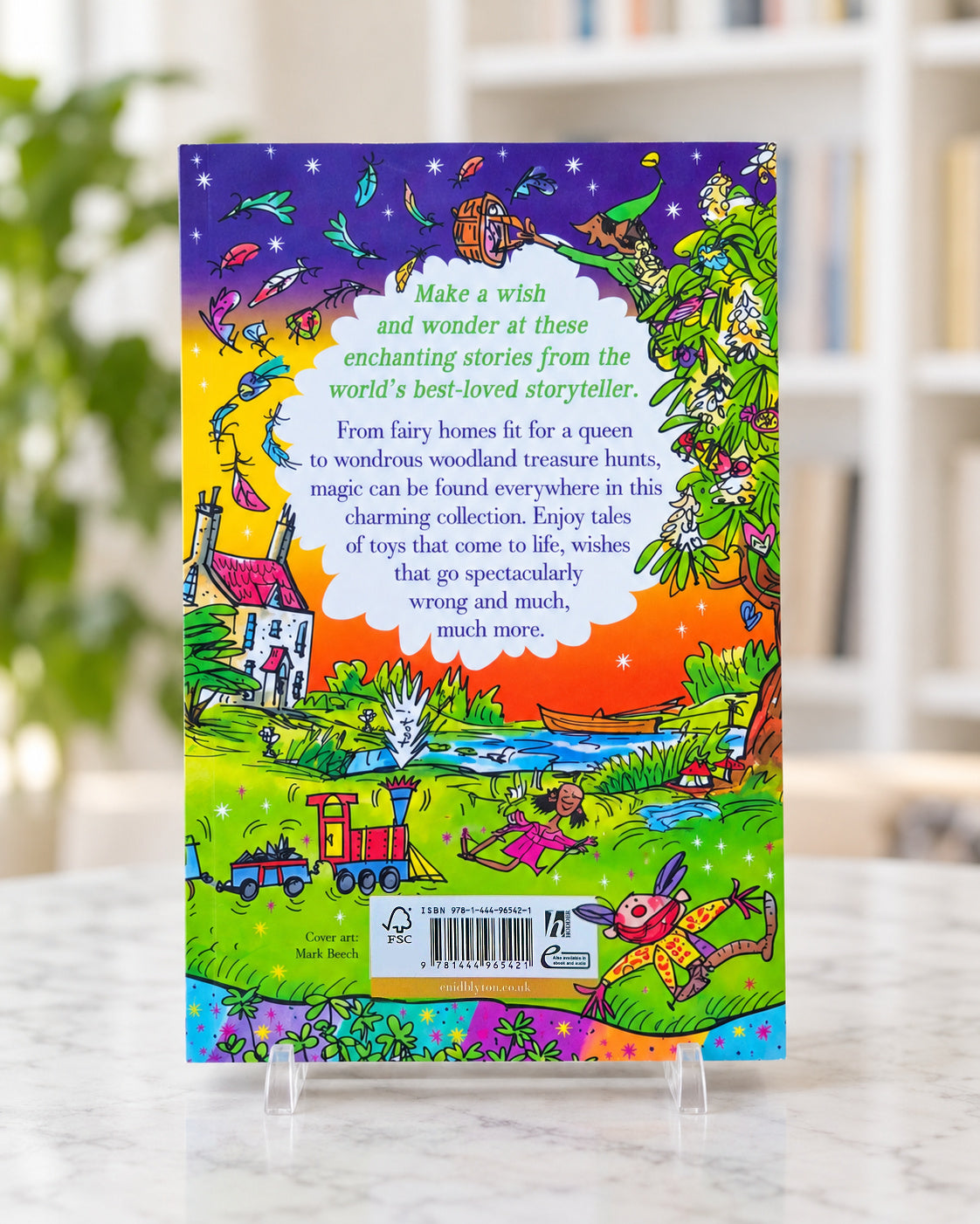 Stories of Wonders and Wishes, back cover with the story blurb