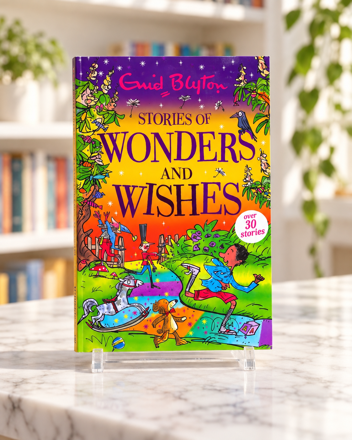 Stories of Wonders and Wishes by Enid Blyton, paperback front cover