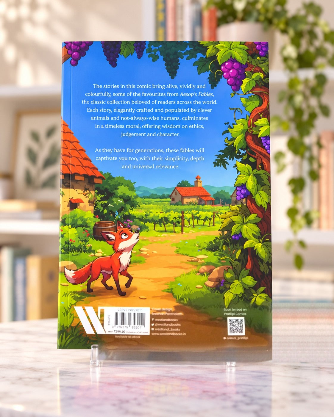 Tales from Aesop's Fables, back cover